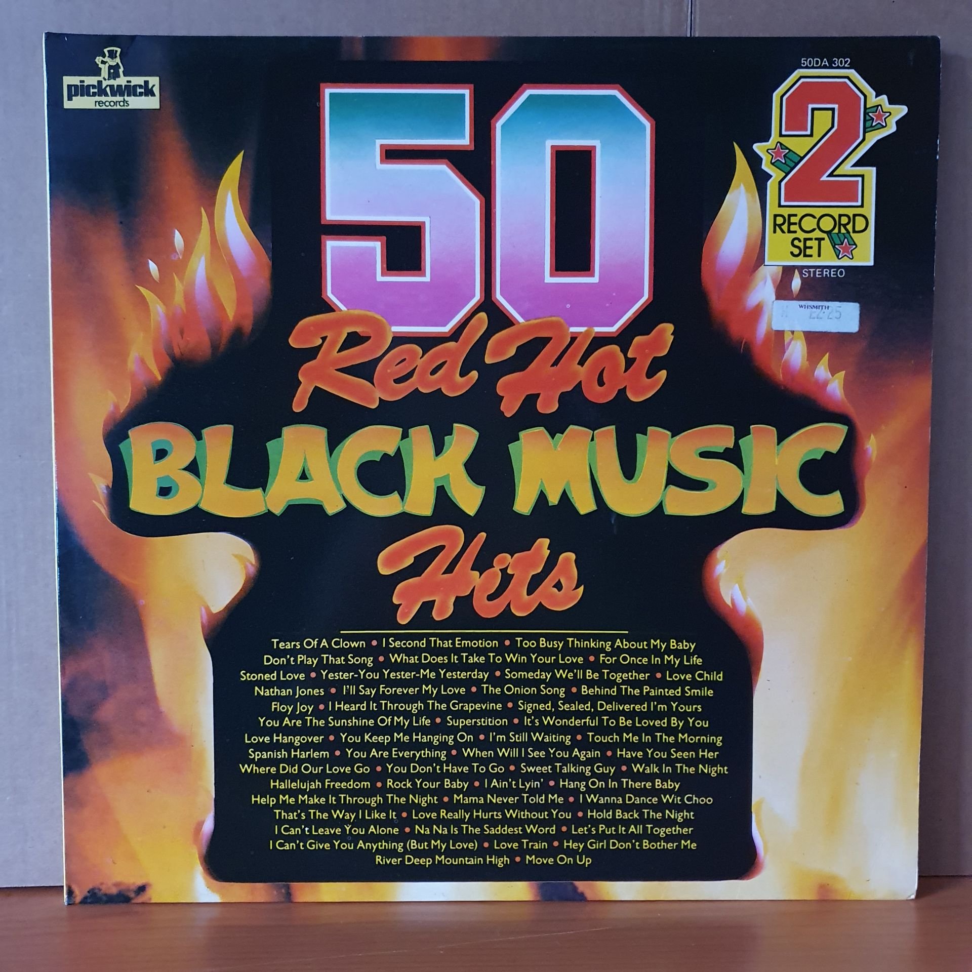 50 RED HOT BLACK MUSIC HITS (1977) - 2LP 2.EL PLAK