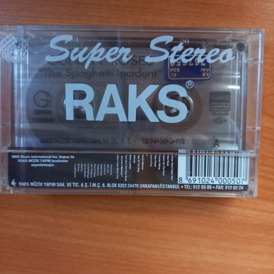 GUNS N' ROSES - ''THE SPAGHETTI INCIDENT?'' (1994) - KASET SIFIR