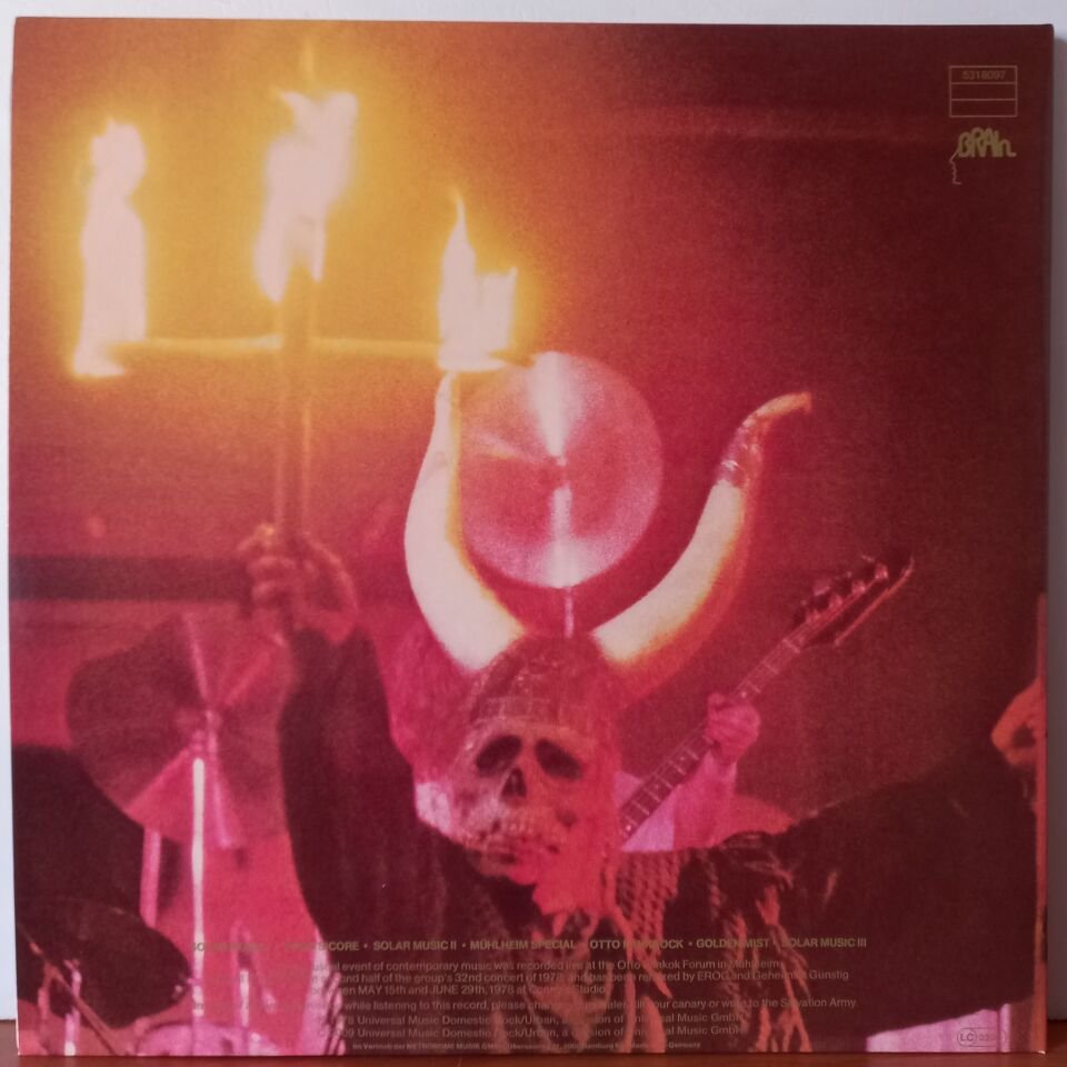 GROBSCHNITT – SOLAR MUSIC / LIVE (2009) - LP 2.EL PLAK