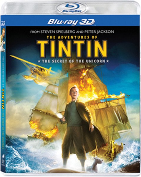 THE ADVENTURES OF TINTIN THE SECRET OF THE UNICORN - STEVEN SPIELBERG - 3D+BLU-RAY 2.EL