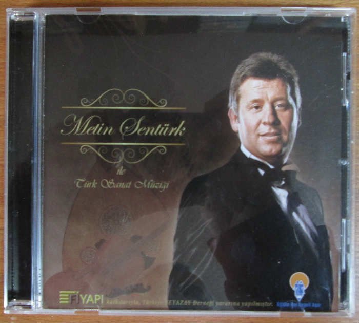 METİN ŞENTÜRK İLE TÜRK SANAT MÜZİĞİ CD 2.EL