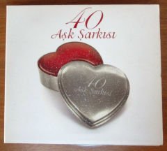 40 AŞK ŞARKISI (TÜRKÇE POP) DIGIPACK 3CD 2.EL