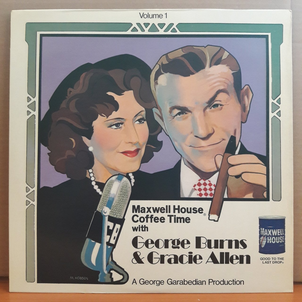 MAXWELL HOUSE COFFEE TIME WITH GEORGE BURNS & GRACIE ALLEN (1973) - LP 2.EL PLAK