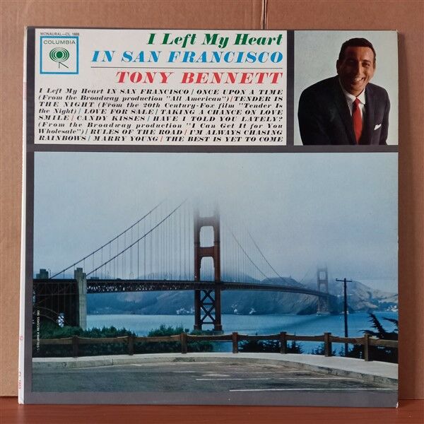TONY BENNETT – I LEFT MY HEART IN SAN FRANCISCO (1962) - LP 2.EL PLAK