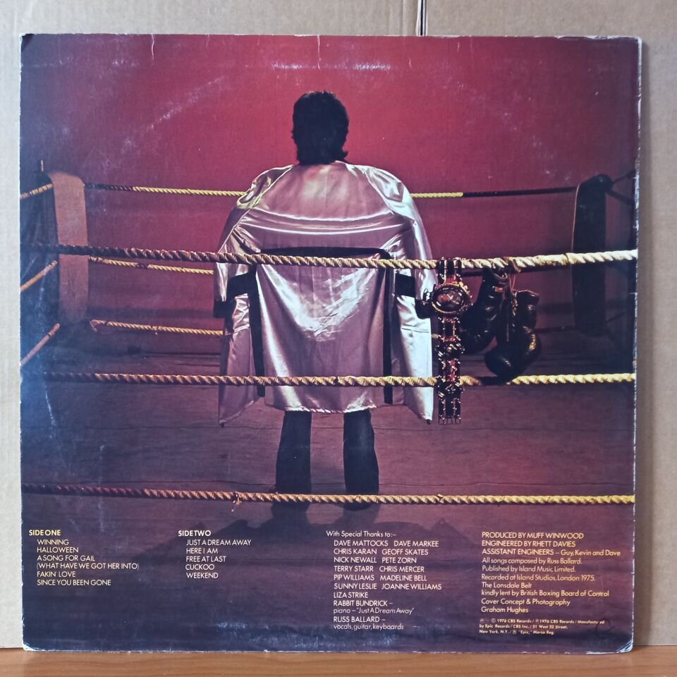 RUSS BALLARD – WINNING (1976) - LP 2.EL PLAK