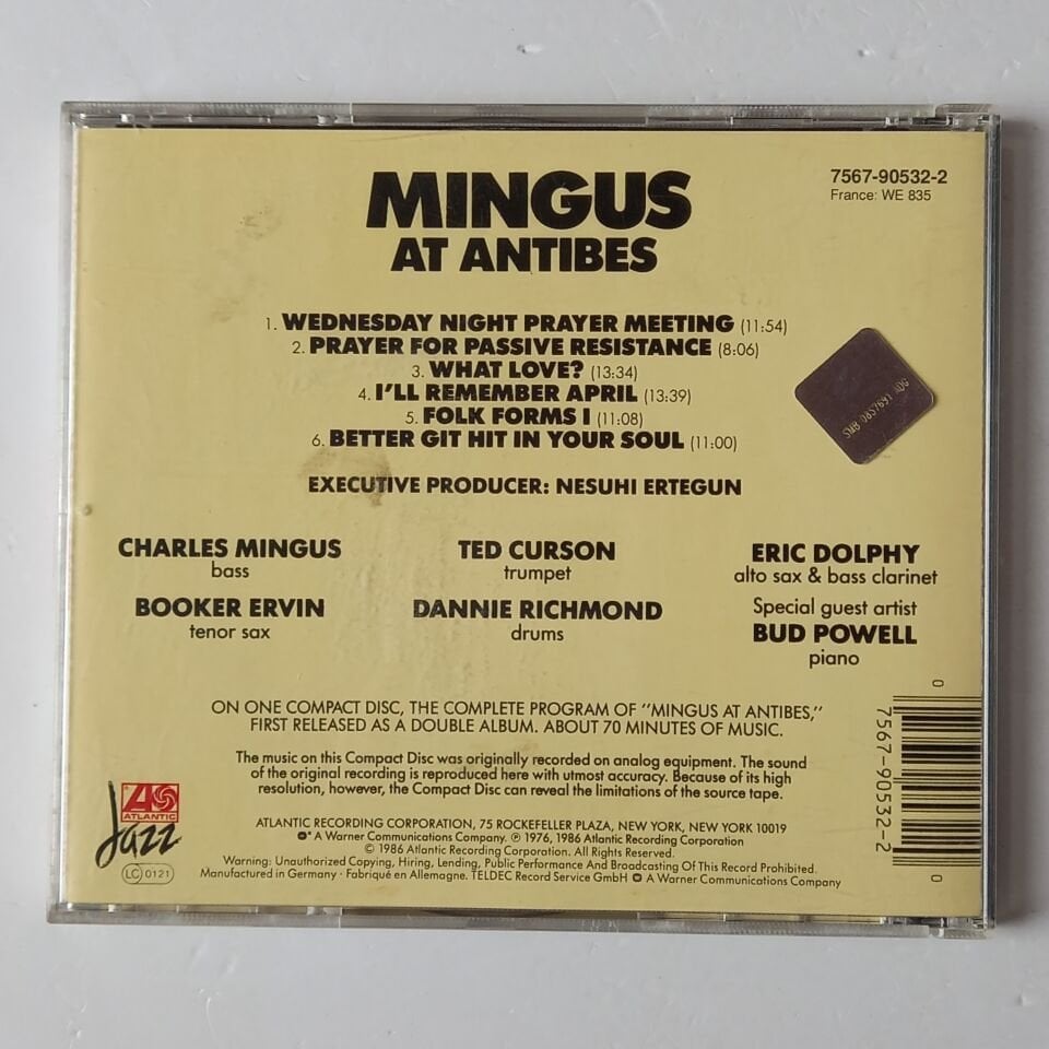 CHARLES MINGUS – MINGUS AT ANTIBES (1979) - CD 2.EL