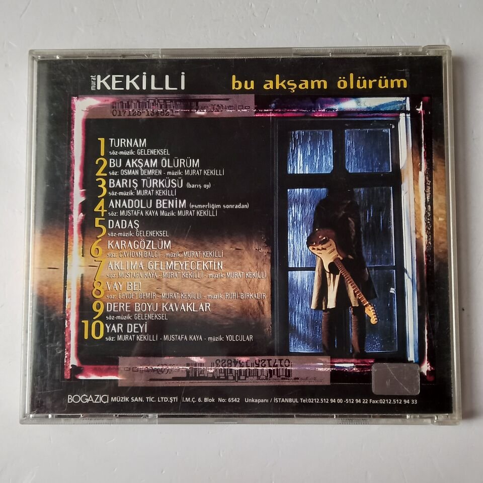 MURAT KEKİLLİ – BU AKŞAM ÖLÜRÜM (1999) - CD 2.EL
