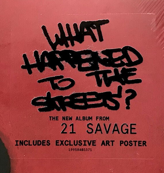 21 SAVAGE - WHAT HAPPENED TO THE STREETS ? (2025) - 2xLP 2026 EDITION SIFIR PLAK