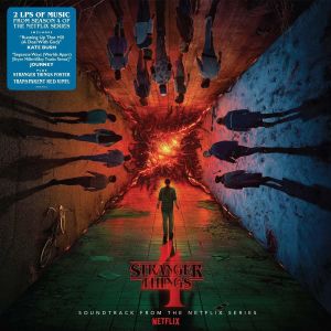 STRANGER THINGS 4 SOUNDTRACK - KATE BUSH, JOURNEY, METALLICA, TALKING HEADS,.. (2022) 2xLP TRANSPARENT RED VINYL + POSTER SIFIR PLAK