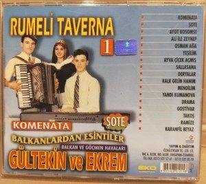 GÜLTEKİN VE EKREM - RUMELİ TAVERNA 1 - CD 2.EL