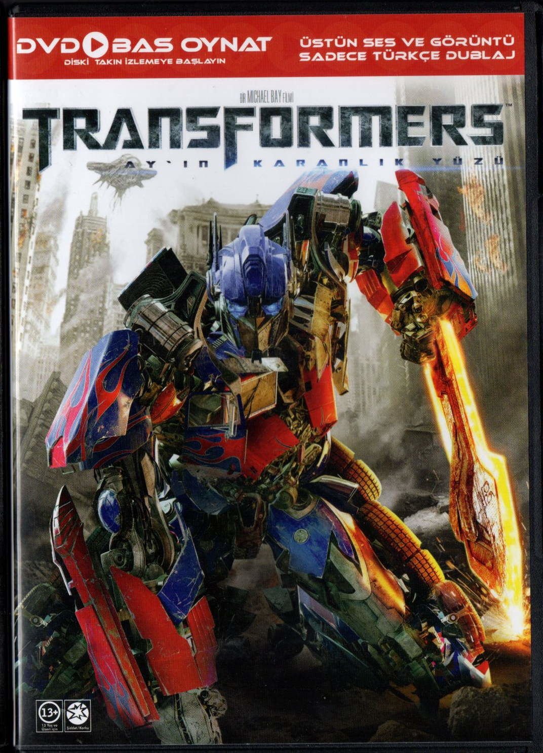 TRANSFORMERS AY'IN KARANLIK YÜZÜ - BAS OYNAT DVD 2.EL
