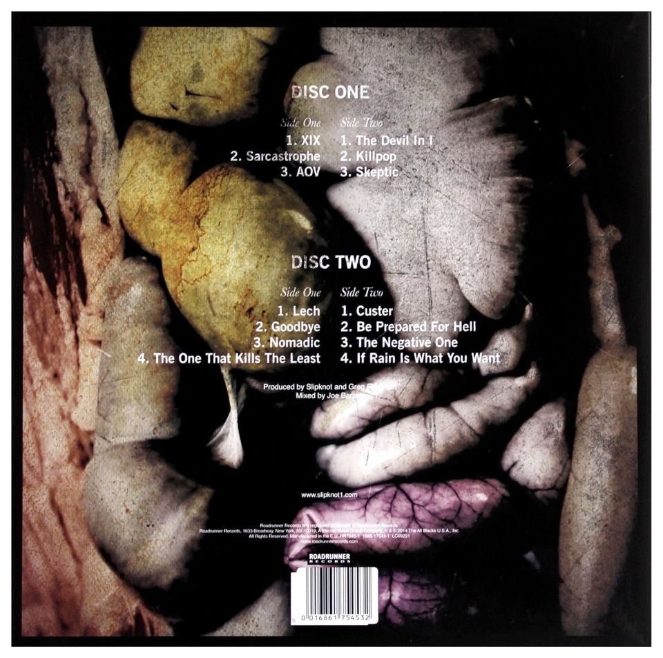 SLIPKNOT - .5: THE GRAY CHAPTER (2014) - 2LP 180GR 2014 EDITION SIFIR PLAK