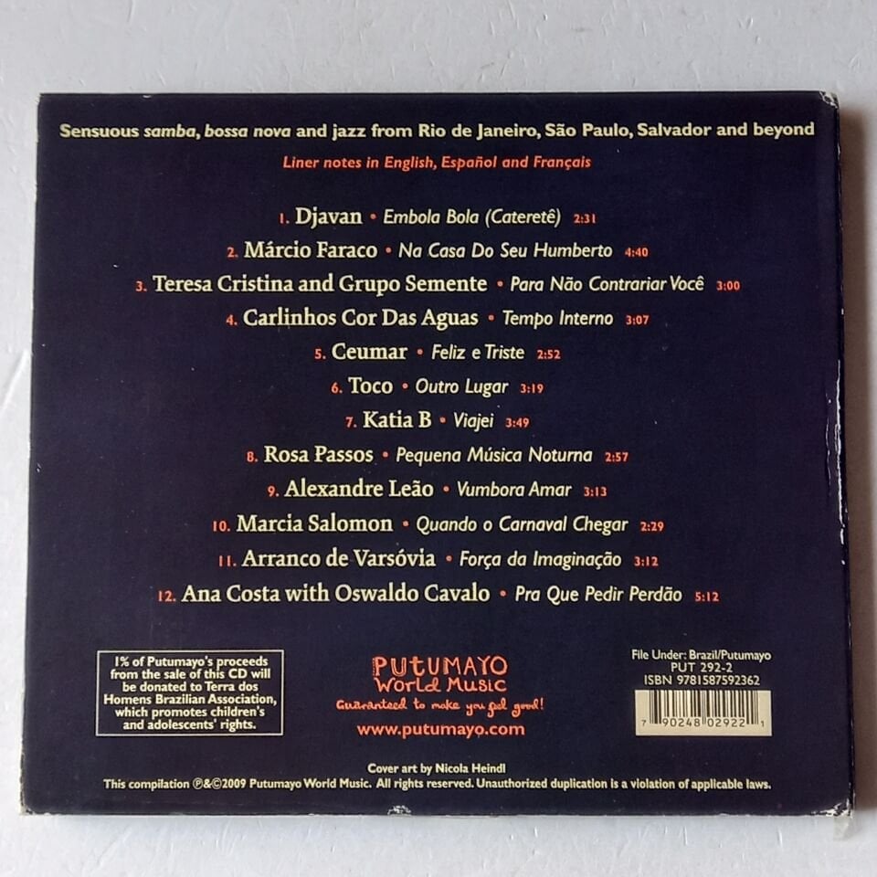BRAZILIAN CAFE - PUTUMAYO PRESENTS (2009) - CD DIGIPAK 2.EL