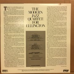 MODERN JAZZ QUARTET - FOR ELLINGTON 2.EL PLAK
