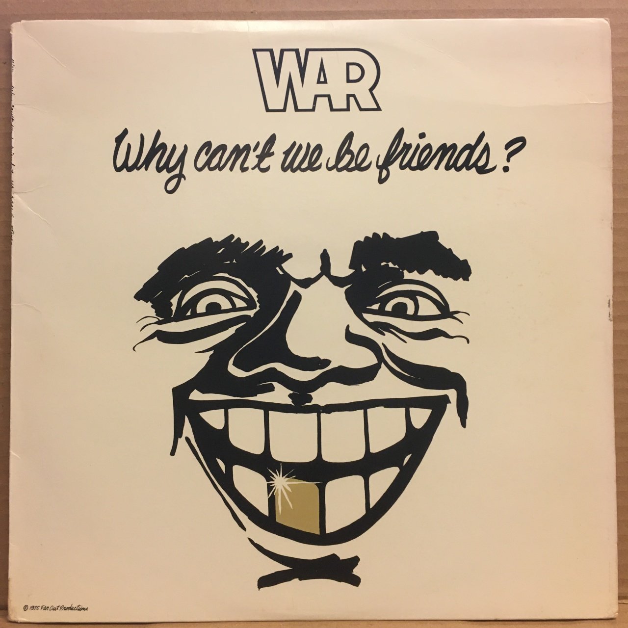 WAR - WHY CAN'T WE BE FRIENDS (1975) POSTERLİ 2.EL PLAK