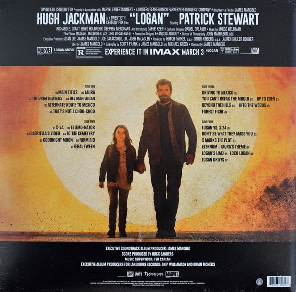 LOGAN SOUNDTRACK / MUSIC BY MARCO BELYTAMI (2017) - 2LP SIFIR PLAK