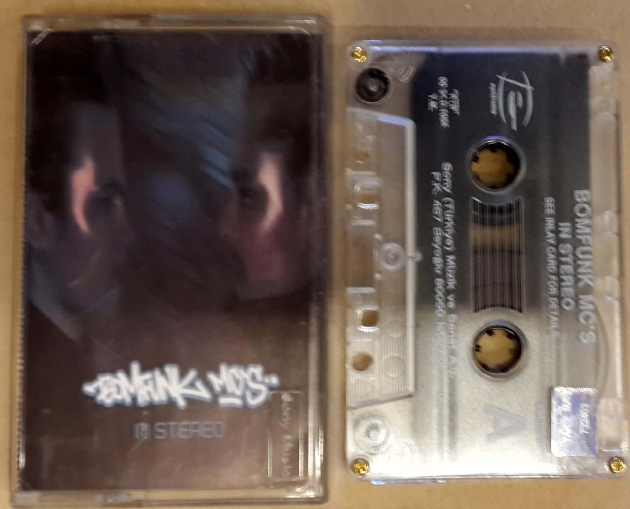 BOMFUNK MC'S - IN STEREO CASSETTE 2000 MADE IN TURKEY ''USED''