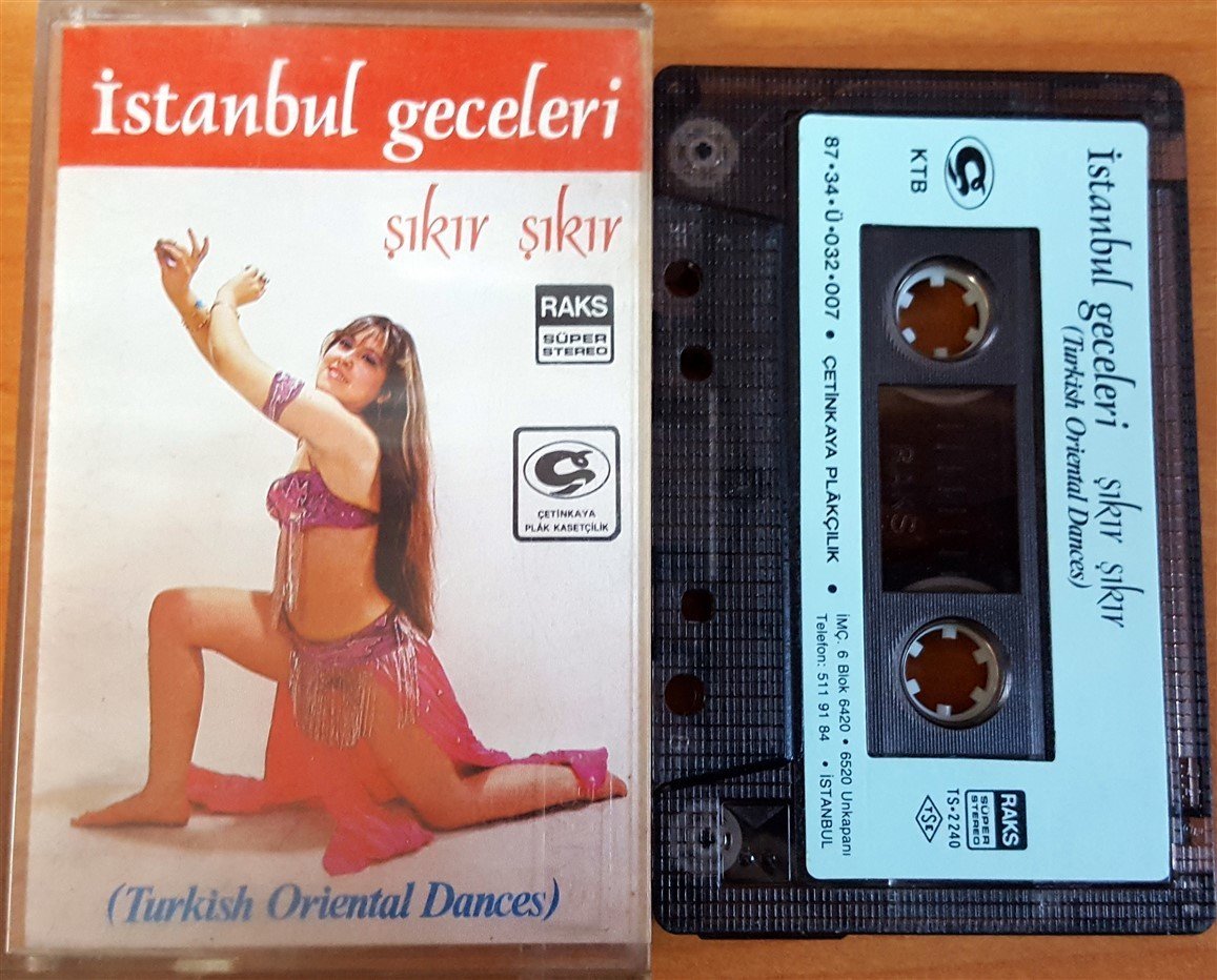 İSTANBUL GECELERİ / ŞIKIR ŞIKIR (TURKISH ORIENTAL DANCES) ÇETİNKAYA PLAKÇILIK KASET 2.EL