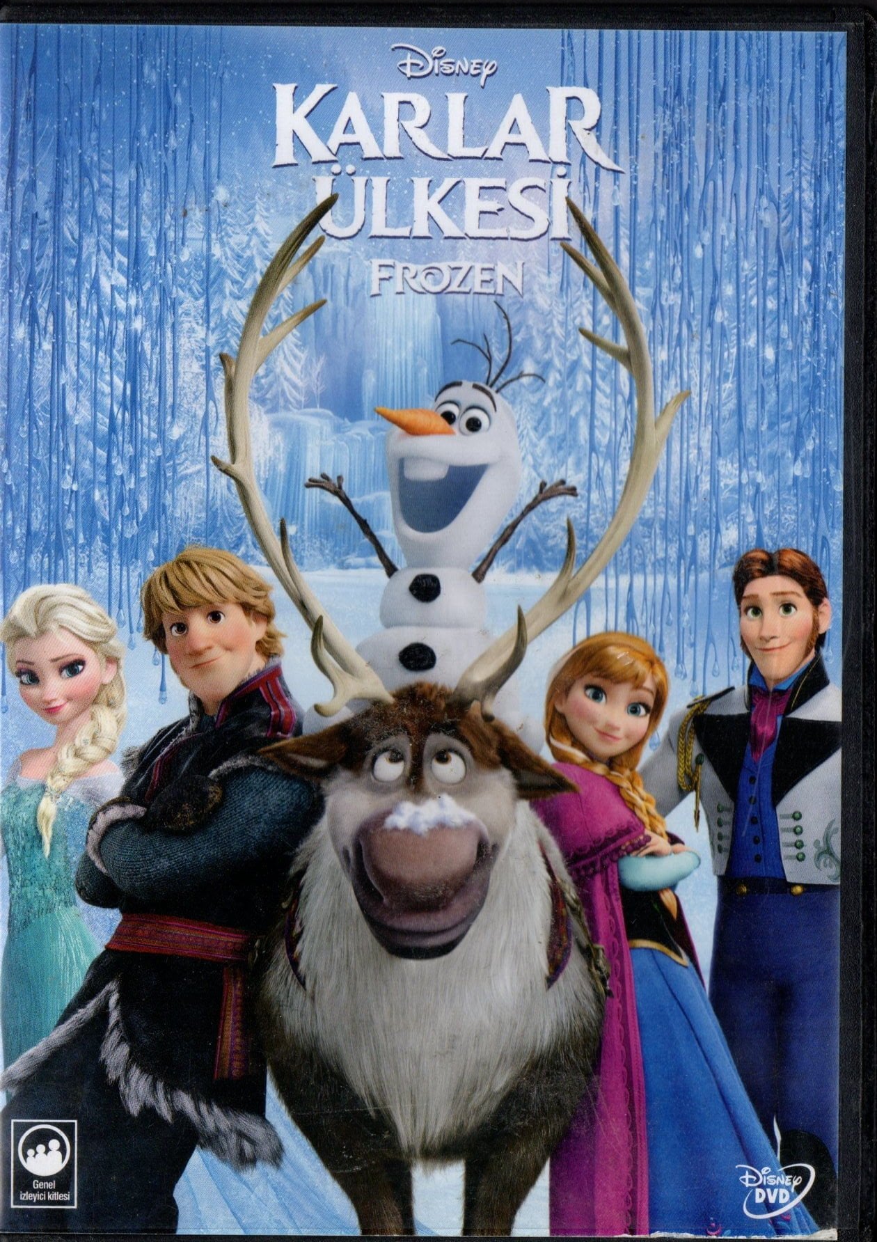 FROZEN - KARLAR ÜLKESİ - DISNEY ANİMASYON - DVD 2.EL