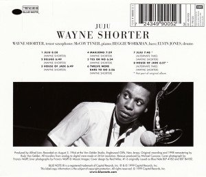 WAYNE SHORTER –JUJU (1965) - BLUE NOTE CD SIFIR