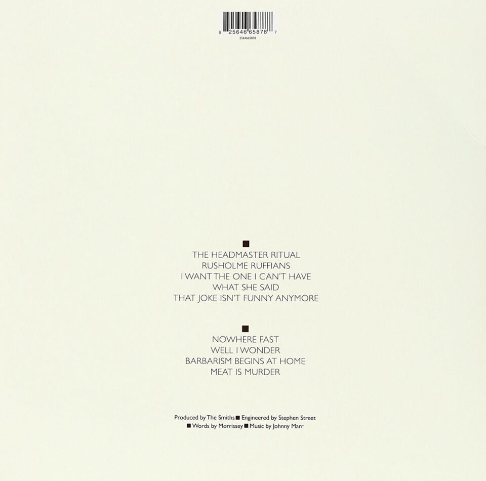 THE SMITHS - MEAT IS MURDER (1985) - LP 2012 EDITION SIFIR PLAK