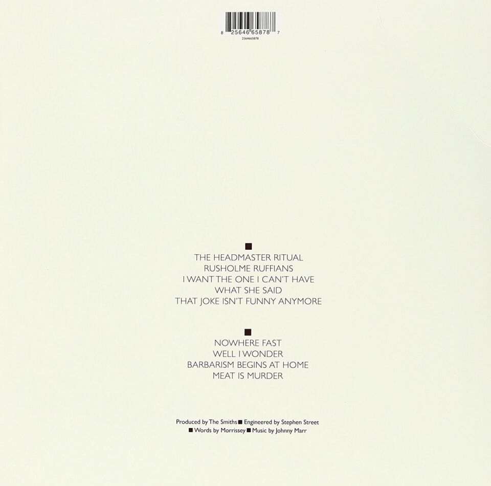 THE SMITHS - MEAT IS MURDER (1985) - LP 2012 EDITION SIFIR PLAK