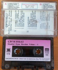 ÇİFTETELLİ / KEMAN, KANUN VE KLARNET İLE İSTANBUL OYUN HAVALARI VOLUM:1 / ÖZKAN PLAK VE KASTÇİLİK KASET 2.EL