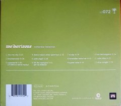 MO' HORIZONS - REMEMBER TOMORROW (2001) STEREO DELUXE CD 2.EL