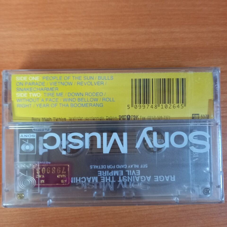 RAGE AGAINST MACHINE - EVIL EMPIRE (1996) - KASET SIFIR