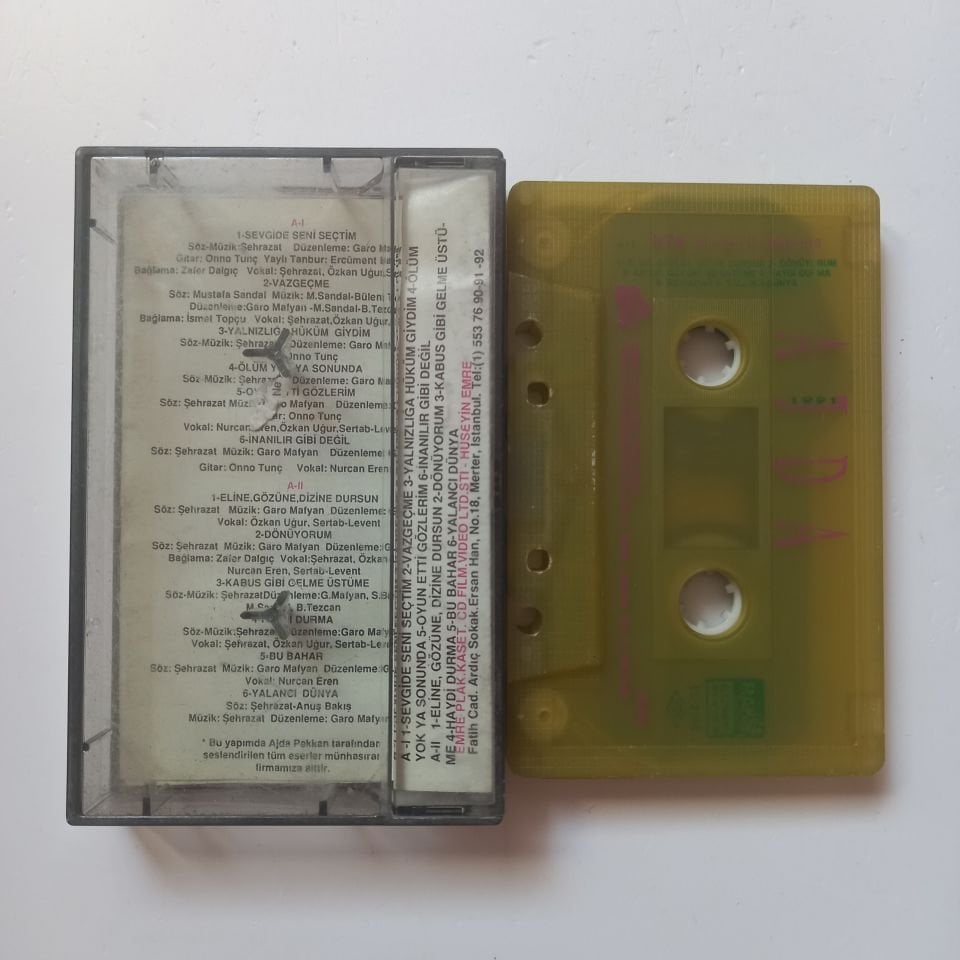 AJDA PEKKAN - SENİ SEÇTİM (1991) - KASET 2.EL