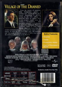 VILLAGE OF THE DAMNED - JOHN CARPENTER - DVD 2.EL