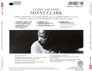 SONNY CLARK – LEAPIN' AND LOPIN' (1962) - BLUE NOTE CD SIFIR