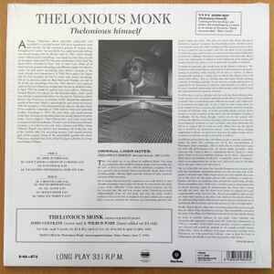 THELONIOUS MONK – THELONIOUS HIMSELF (1957) - LP 2016 REMASTERED REISSUE 180GR SIFIR PLAK