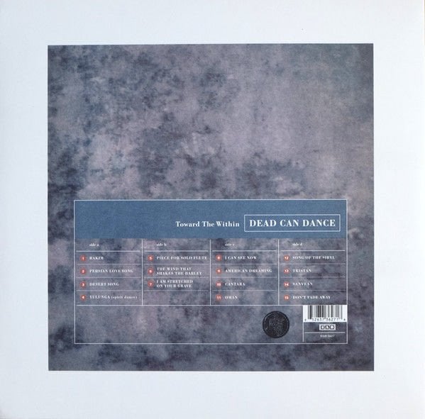 DEAD CAN DANCE – TOWARD THE WITHIN (1994) - 2LP 2016 EDITION REMASTERED REISSUE SIFIR PLAK