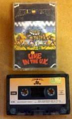 HELLOWEEN - LIVE IN THE U.K. CASSETTE 1989 MADE IN TURKEY ''USED''