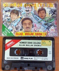 KOMEDİ DANS ÜÇLÜSÜ - ALLAK BULLAK SHOW-3 / SADDAM ÖZEL SAYISI KASET 2.EL