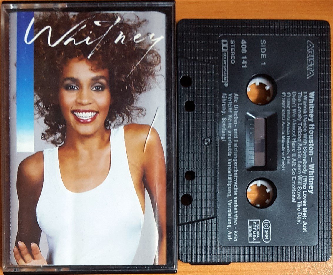 WHITNEY HOUSTON - WHITNEY (1987) MADE IN GERMANY / ARISTA KASET 2.EL
