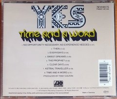 YES - TIME AND A WORD (1970) - CD REISSUE 2.EL