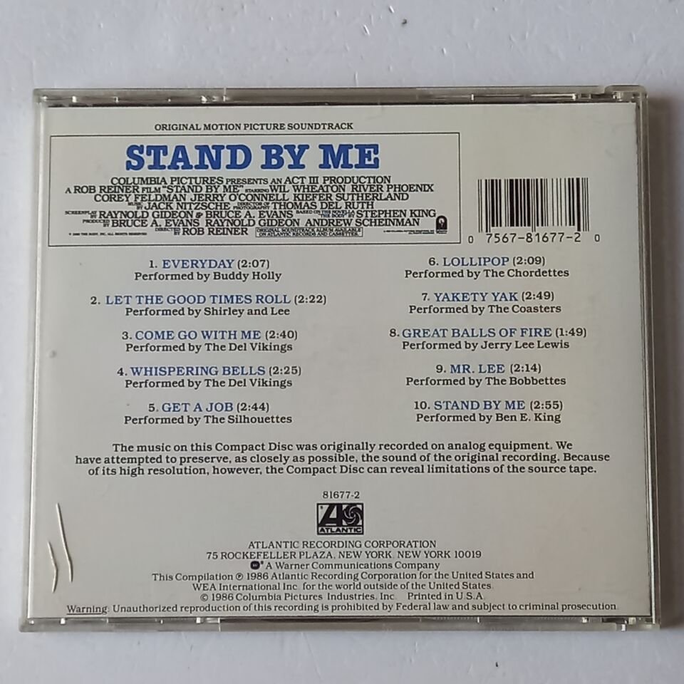 STAND BY ME - ORIGINAL MOTION PICTURE SOUNDTRACK (1986) - CD 2.EL