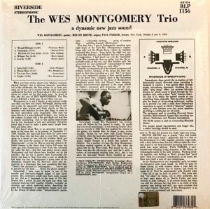 THE WES MONTGOMERY TRIO – A DYNAMIC NEW SOUND: GUITAR/ORGAN/DRUMS (1963) LP SIFIR PLAK