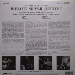 HORACE SILVER - SIX PIECES OF SILVER (1956) - LP BLUE NOTE 2021 CLASSIC VINYL SERIES EDITION SIFIR PLAK