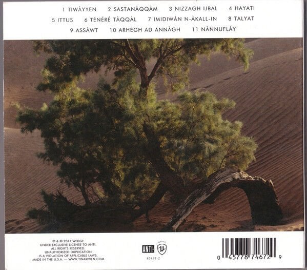 TINARIWEN - ELWAN (2017) - CD DIGIPACK / AMBALAJINDA SIFIR