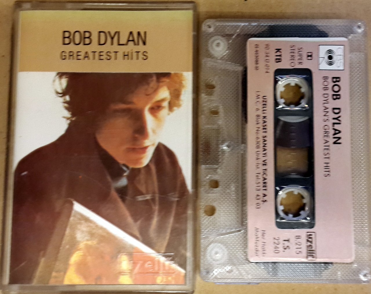 BOB DYLAN - GREATEST HITS CASSETTE 1990 PAPER LABEL MADE IN TURKEY ''USED''