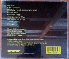 BLACK FLAG - MY WAR (1984) CD 2.EL