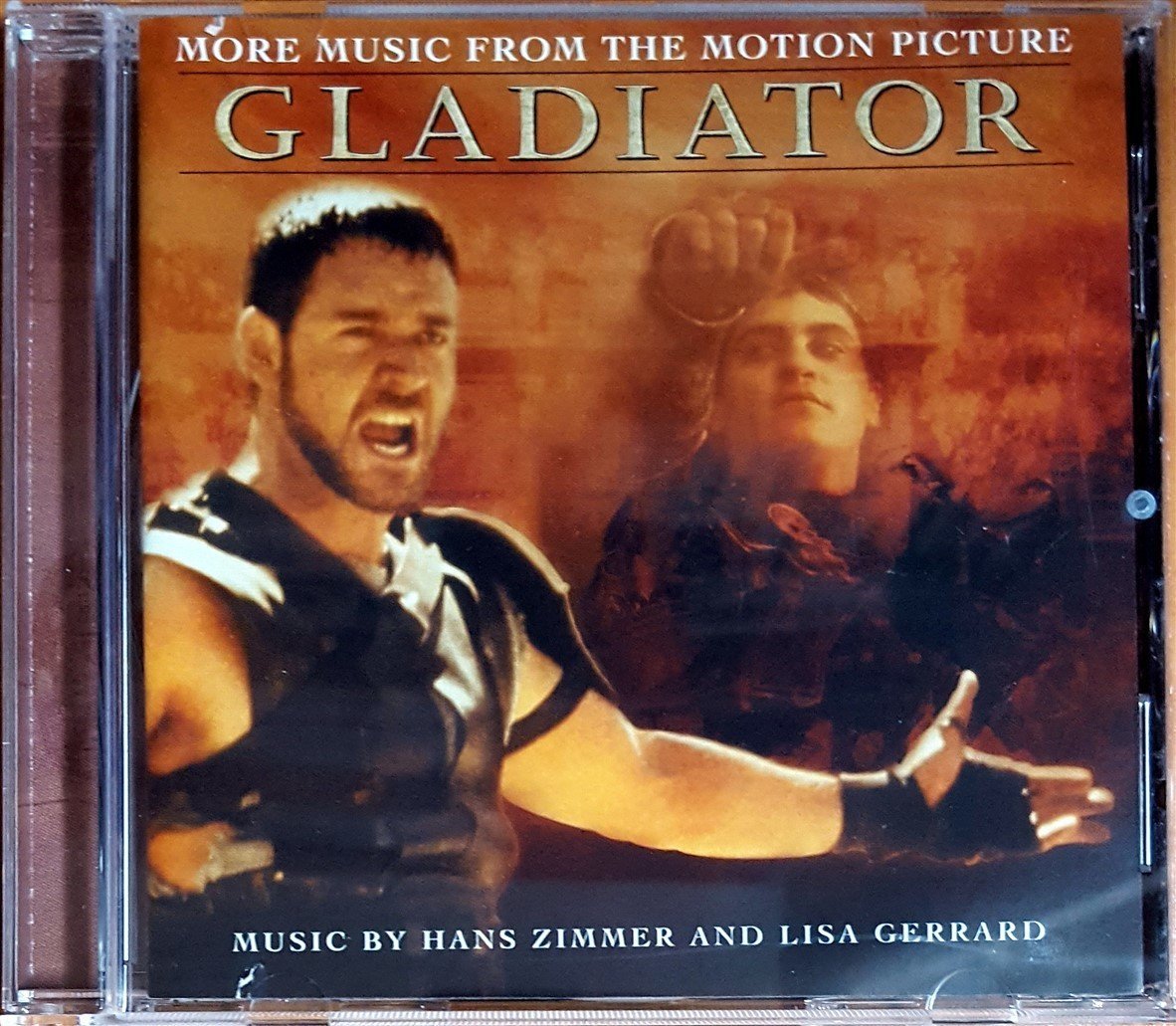 MORE MUSIC FROM THE MOTION PICTURE GLADIATOR SOUNDTRACK / HANS ZIMMER AND LISA GERRARD (2001) DECCA RECORDS CD 2.EL