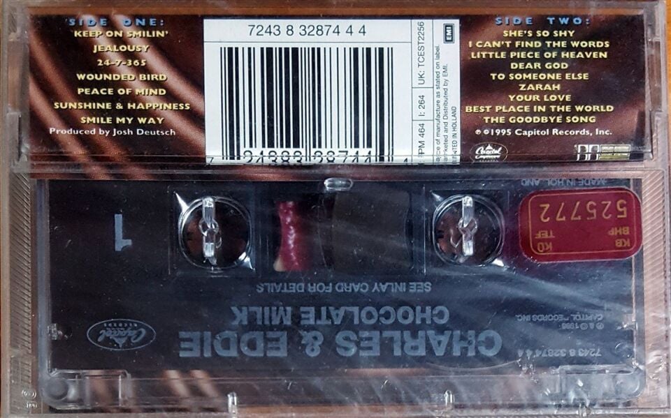 CHARLES & EDDIE - CHOCOLATE MILK (1995) - KASET MADE IN HOLLAND SIFIR