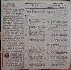BACH: CANTATA NO.100 & 175, HEINZ WUNDERLICH - PLAK 2.EL