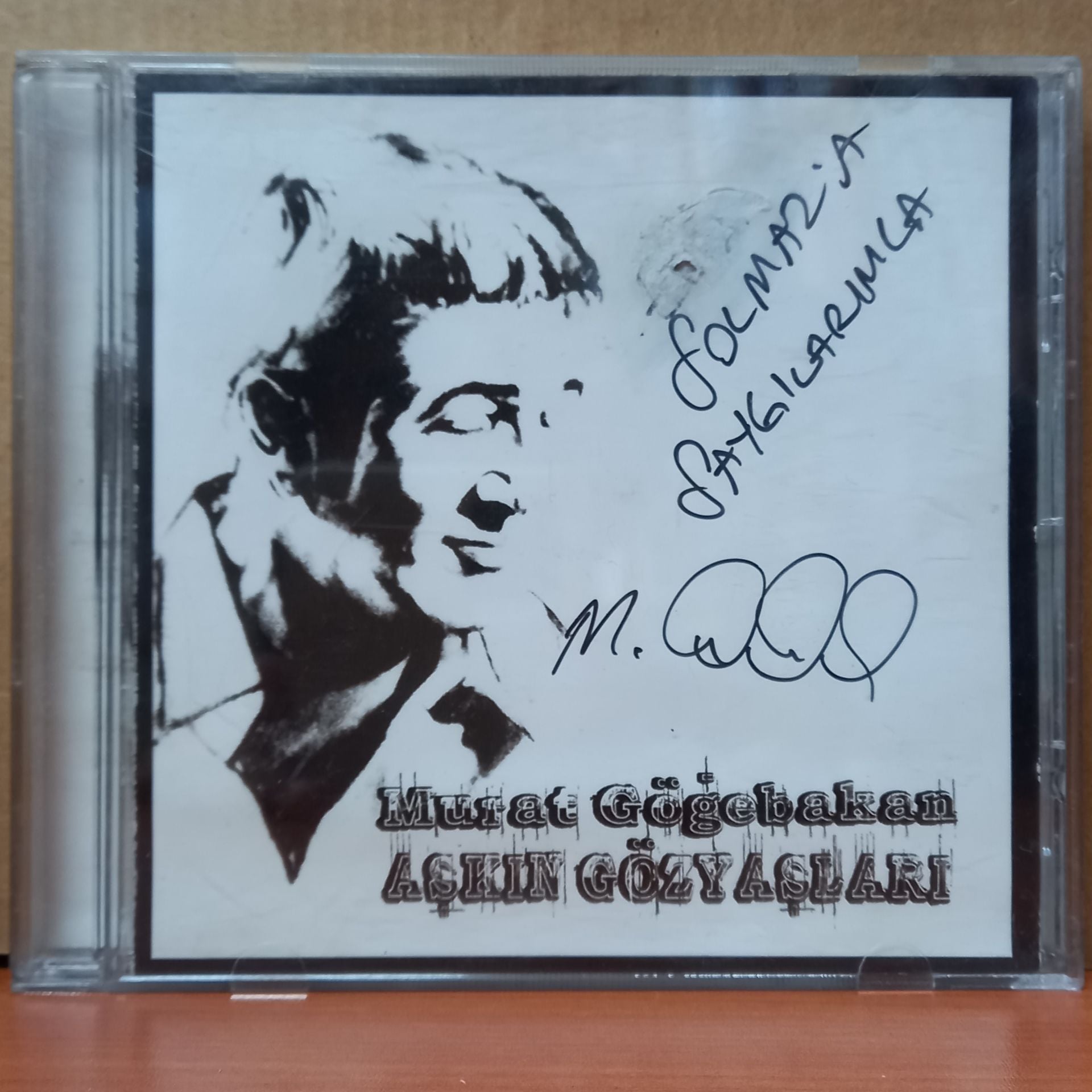 MURAT GÖĞEBAKAN – AŞKIN GÖZYAŞLARI - CD İSME İMZALI 2.EL