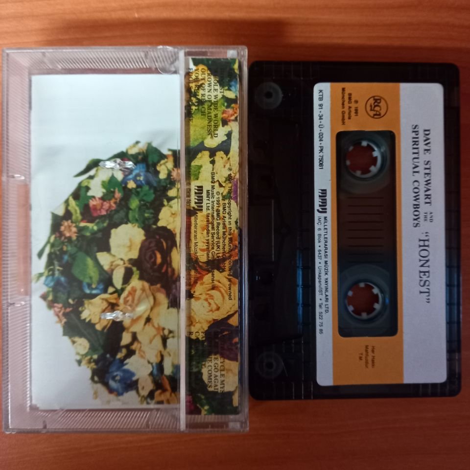 DAVE STEWART, THE SPIRITUAL COWBOYS - HONEST (1991) - KASET 2.EL