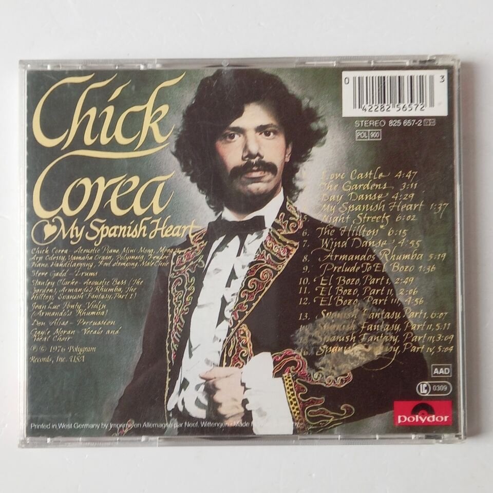 CHICK COREA – MY SPANISH HEART (1985) - CD REISSUE 2.EL